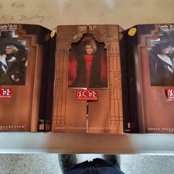 3 New Disney Cruella De Ville Fashion Dolls