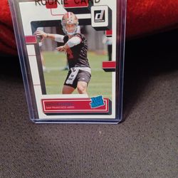 Brock Purdy Rated Rookie Card. Football Card.