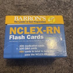 Barron's NCLEX RN Flash Cards 