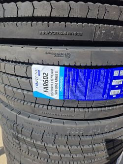 6 New LT 265-70-19.5 Fortune FAR602 Tires Load Range G 14ply R19.5 - $1400 (FREE Delivery Inland Empire or Pick Up in Menifee H380