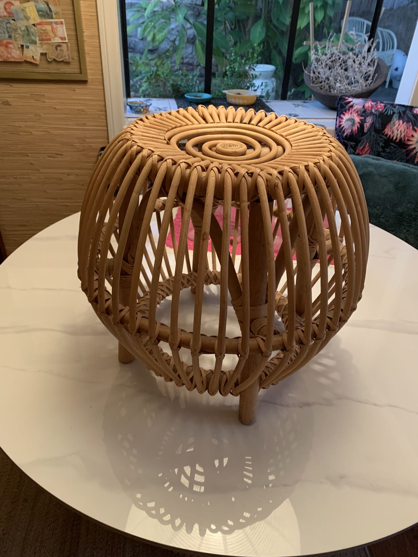 Rattan Table/stool/plant stand