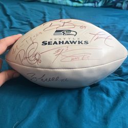 AUTHENTIC!!!!!!! Seahawks Signed Football