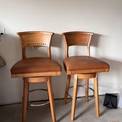 Wooden Tavern Stool Set Of 2 