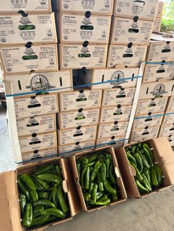 Chiles Anaheim $5 la cajita