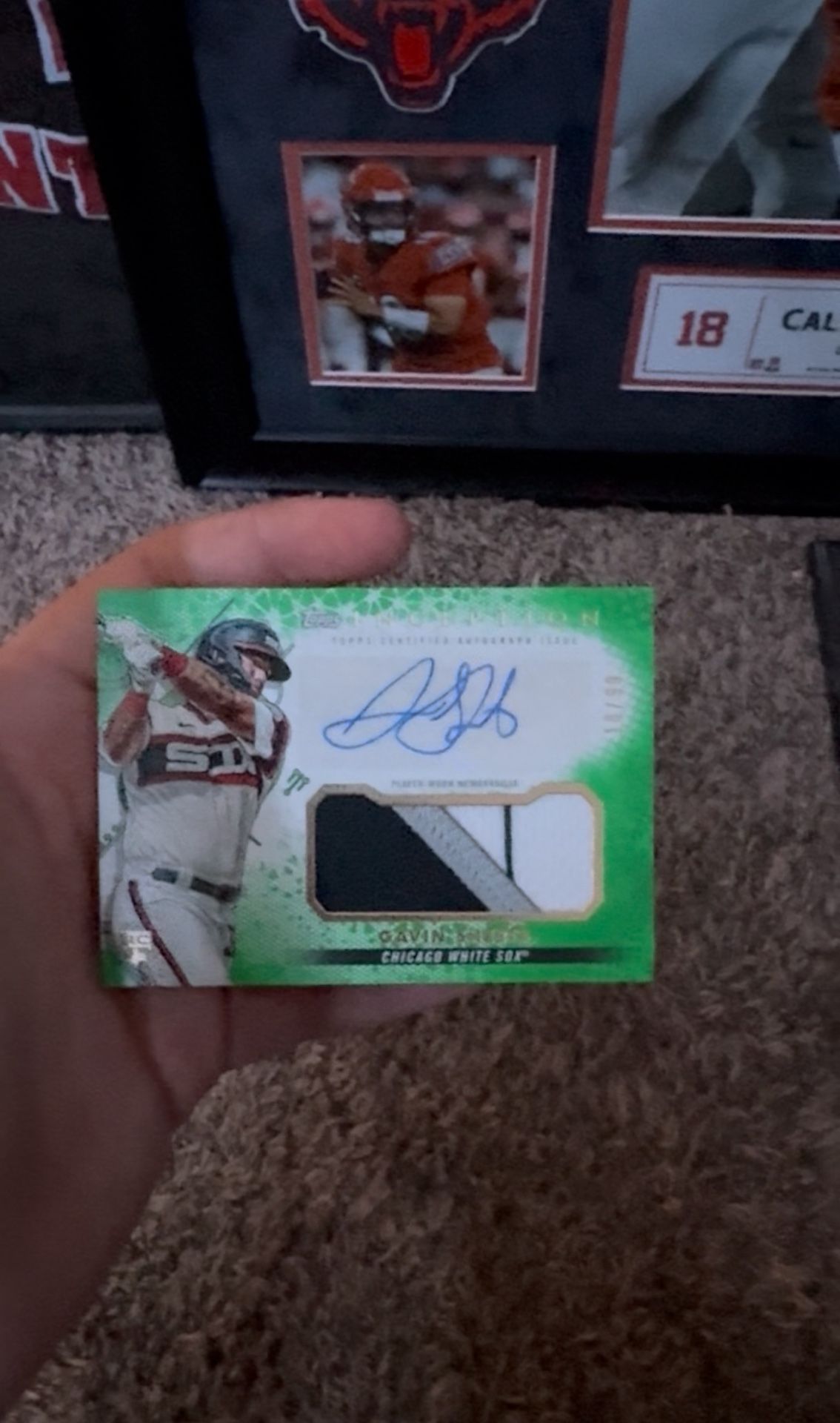 Gavin Sheets Patch Auto Card
