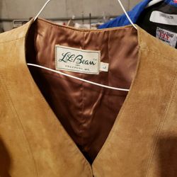 L.L.Bean Suede Vest