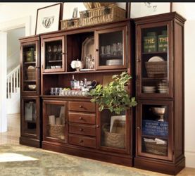 Pottery Barn Tucker Hutch Wall Unit