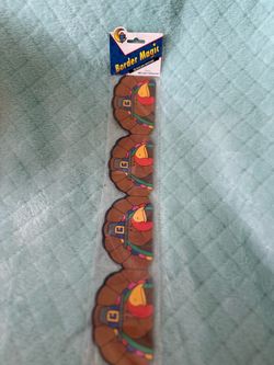 Border Magic Thanksgiving Turkey Borders 35 ft