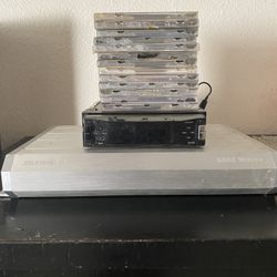 Zeus 1200 Watt Amplifier For Car And JVC Radio With 14 CDs 