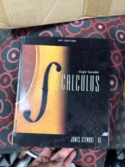 Single Variable Calculus text book AP edition