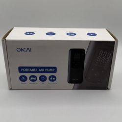 OKAI Portable Air Pump SAP01 150 PSI Digital Tire Inflator USB-C + Accessories