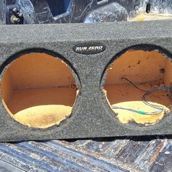 Sub Zero Subwoofer Box For 2     12s