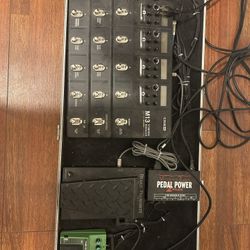 🎸 Professional Guitar Pedalboard – Line 6 M13 + Voodoo Lab + Wah