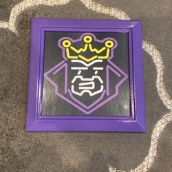 LOS ANGELES KINGS HOCKEY CUSTOM PAINTED FRAME 9x9 PRINT 