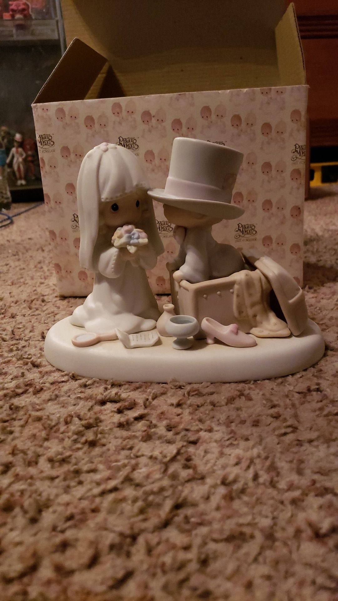 Precious Moments Rare Bride and Groom Collectible