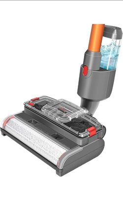 Electric Wet Dry Mopping Head，Compatible For Dyson V15 V8 V7 V10 V11，Vacuum Cleaner Automatic Cleaning Roller Brush For Hard Floors
