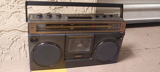 Retro Glow Boombox