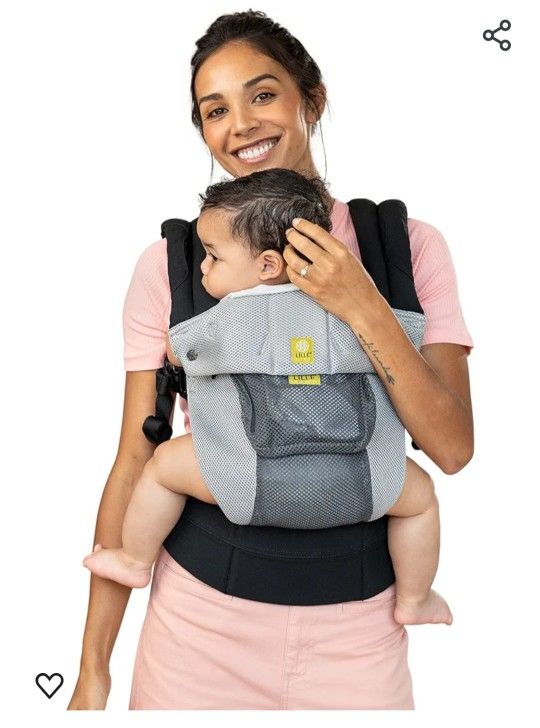 LÍLLÉbaby Complete Airflow Ergonomic 6-in-1 Baby Carrier Newborn to Toddler - With Lumbar Support - For children 7-45 Pounds - 360 degree baby wearing