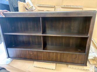 Queen head board shelf