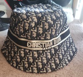 Dior Oblique Brim Bucket Hat Size Medium 