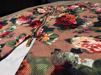 Floral pencil skirt