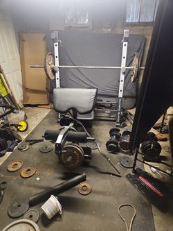 Olympic bench no weights 