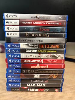 PS5 PS4 PS3 Game Bundle – 15 Titles