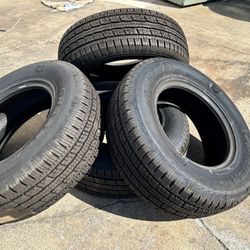4NEW TIRES GENERAL GRABBER ALL SEASON 265/70R17 115S 100% TREAD 4Runner Tacoma Silverado 