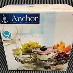 9 piece lazy Susan serveware