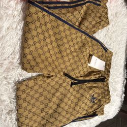 Gucci X Adidas Canvas Pants