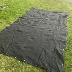 Black mesh sun wind screen 15 x 8’