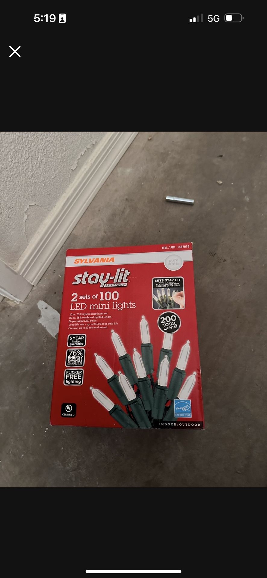 Stay Lit Mini Led Christmas Lights