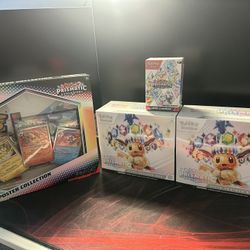 2 Prismatic Etb 1 booster bundle and one poster collection 