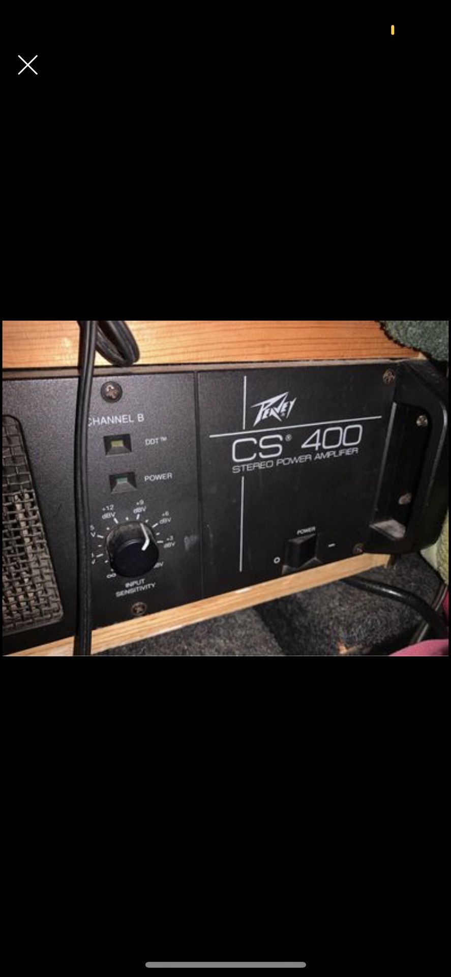 Peavey Cs 400 stereo power amplifier