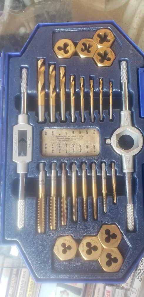 Kobalt 26 piece Tap, Die and Drill Set