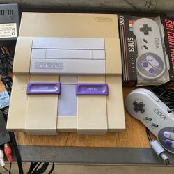 Super Nintendo  With 10 Games And HDMI 