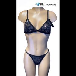 New Rhinestone Bra sets