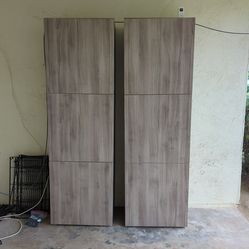 Storage with shelves and doors