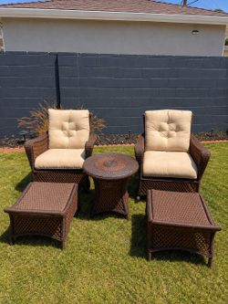 Lloyd Flanders Grand Traverse Lounge Rocker  Set
