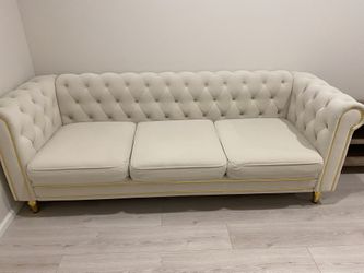 65” Velvet Sofa