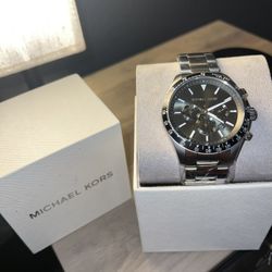 Michael Kors Watch Silver   Black Face