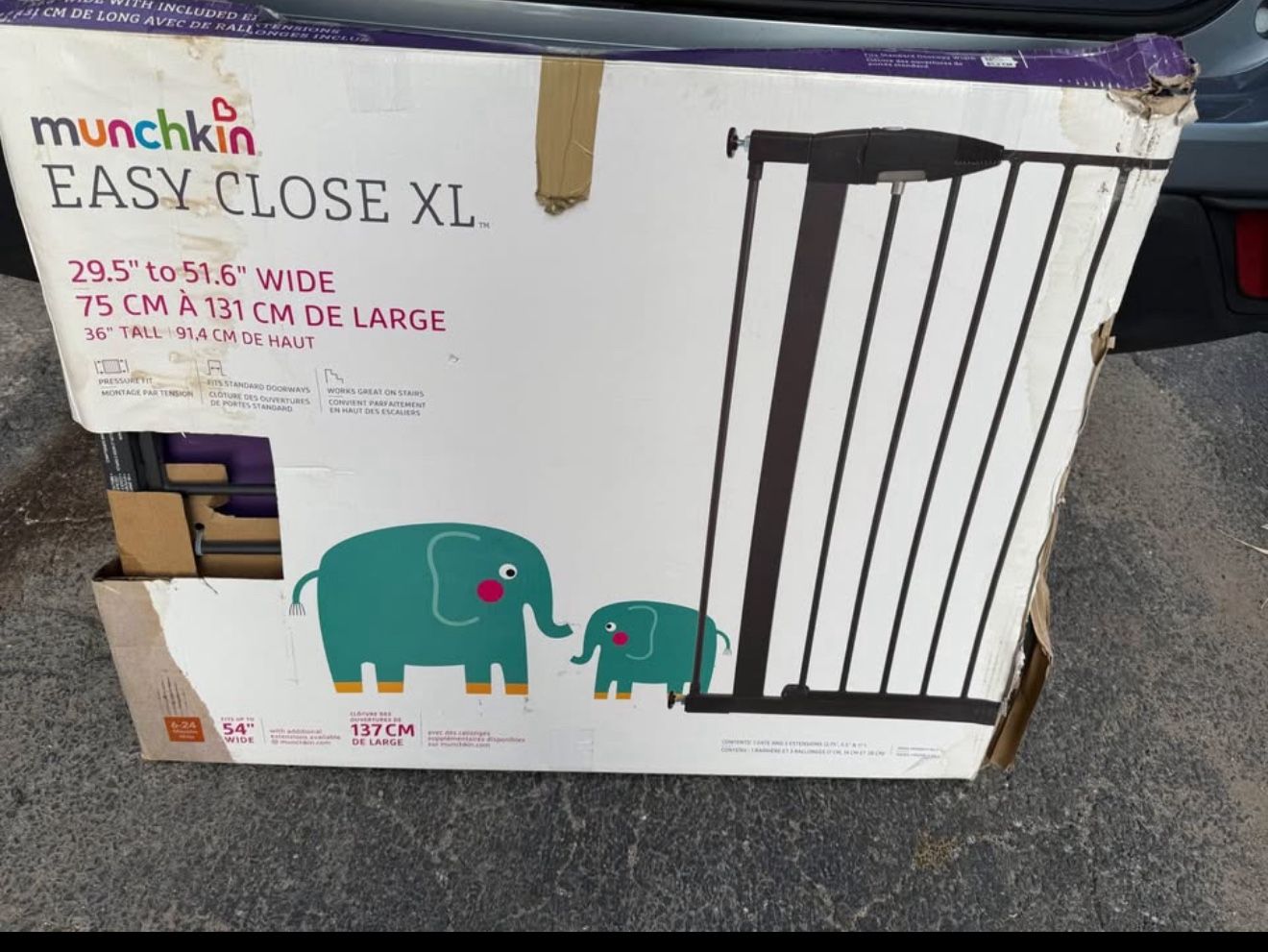 Munchkin® Easy Close XL™ Metal Baby Gate,