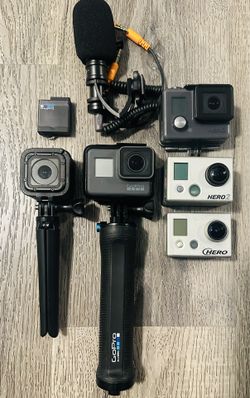 GoPro action camera kit + accessories
