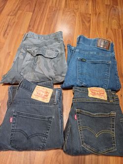 Men's jeans size 30w and 31 w (used)