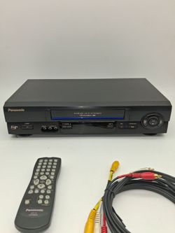 Panasonic 4-Head Hi-Fi Stereo VCR with remote and cable.  Works fine!