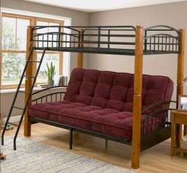 Kids Twin Bunk Bed Metal