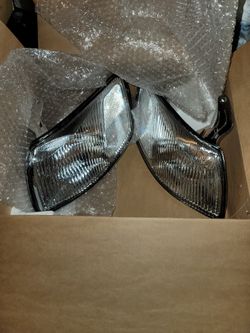 Side Marker Parking Turn Signal Corner Lights Pair Set NEW for 97-99 Cam