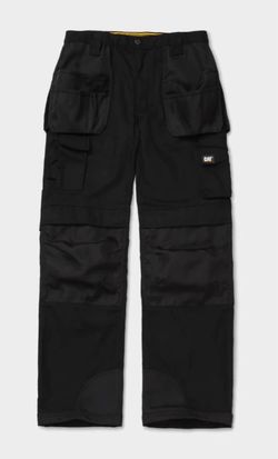 CAT Black Cargo Work Pants
