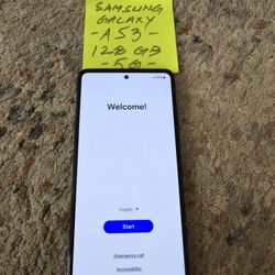 Samsung Galaxy A53 - UNLOCKED 128GB BRANDNEW CONDITION 