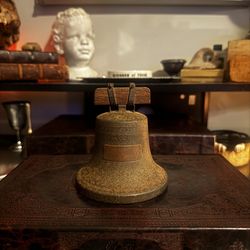 Antique liberty bell ‘Bankers S&C Co’ piggy bank (West Palm Beach)